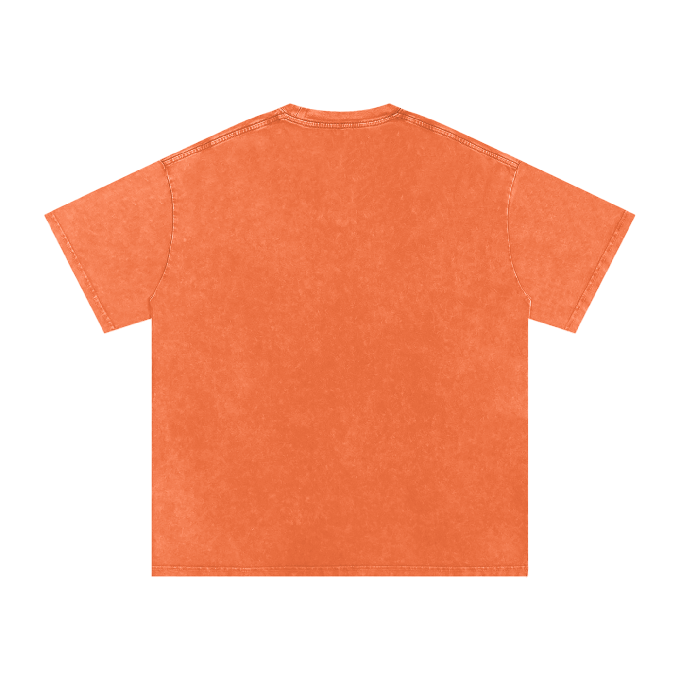 HACKER HOTEL 2026 | Orange Logo Snow Washed Oversized Cotton T-Shirt