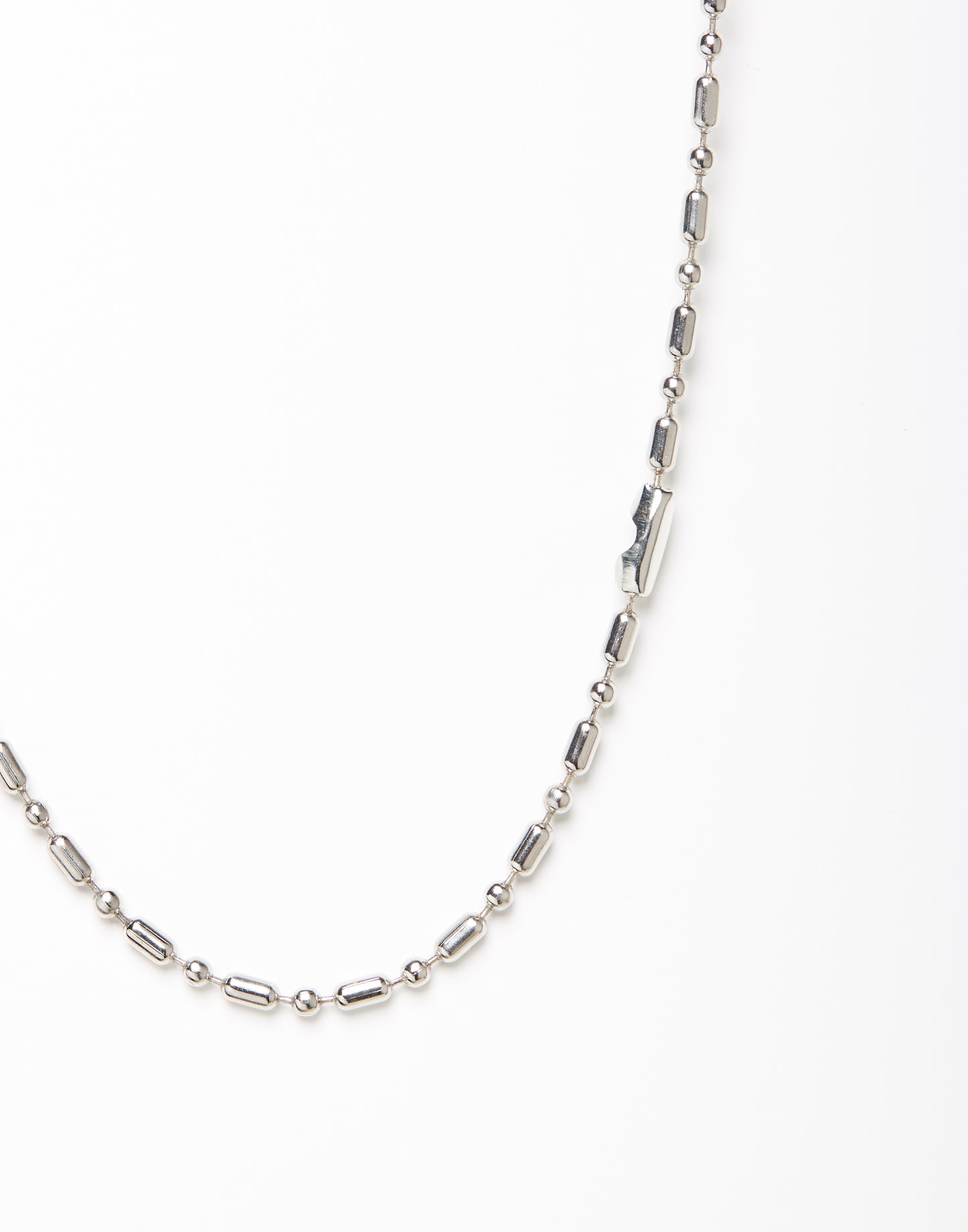 Minimalist Silver DJ USB Pendant Necklace