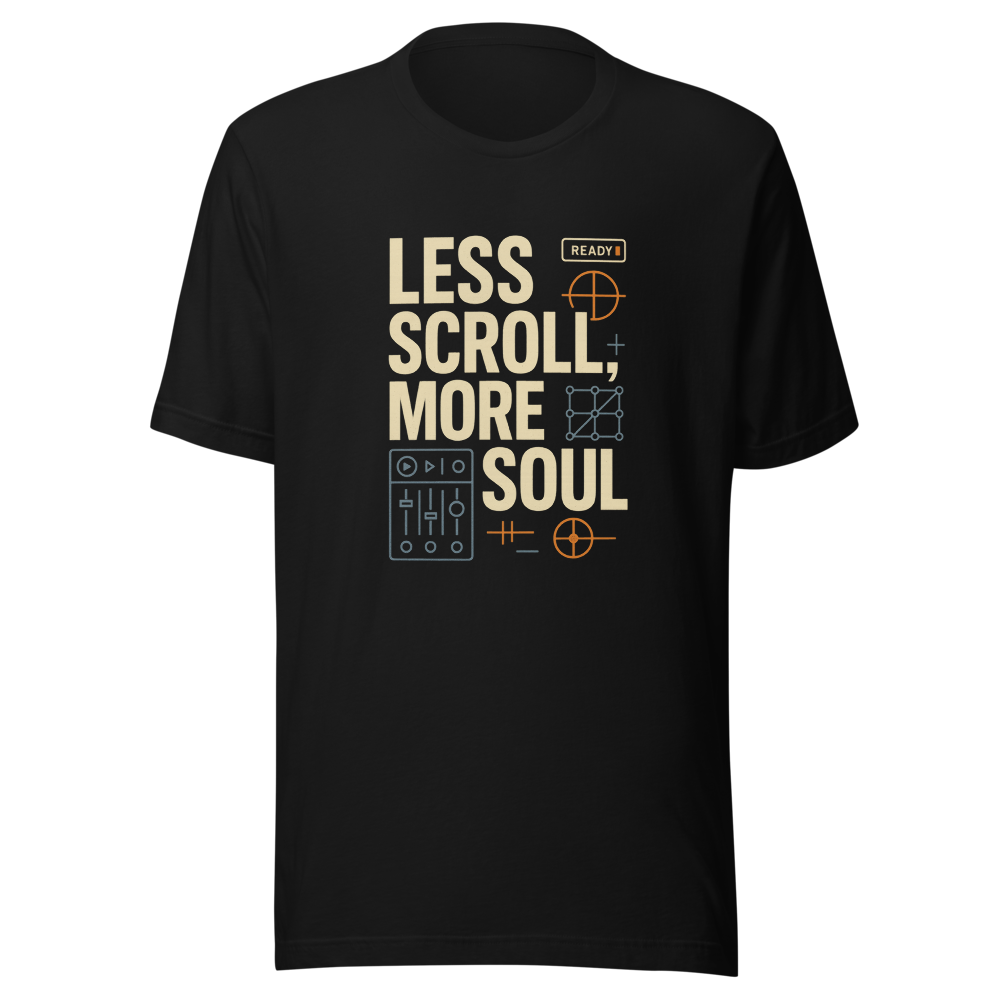 Less Scroll, More Soul T-Shirt